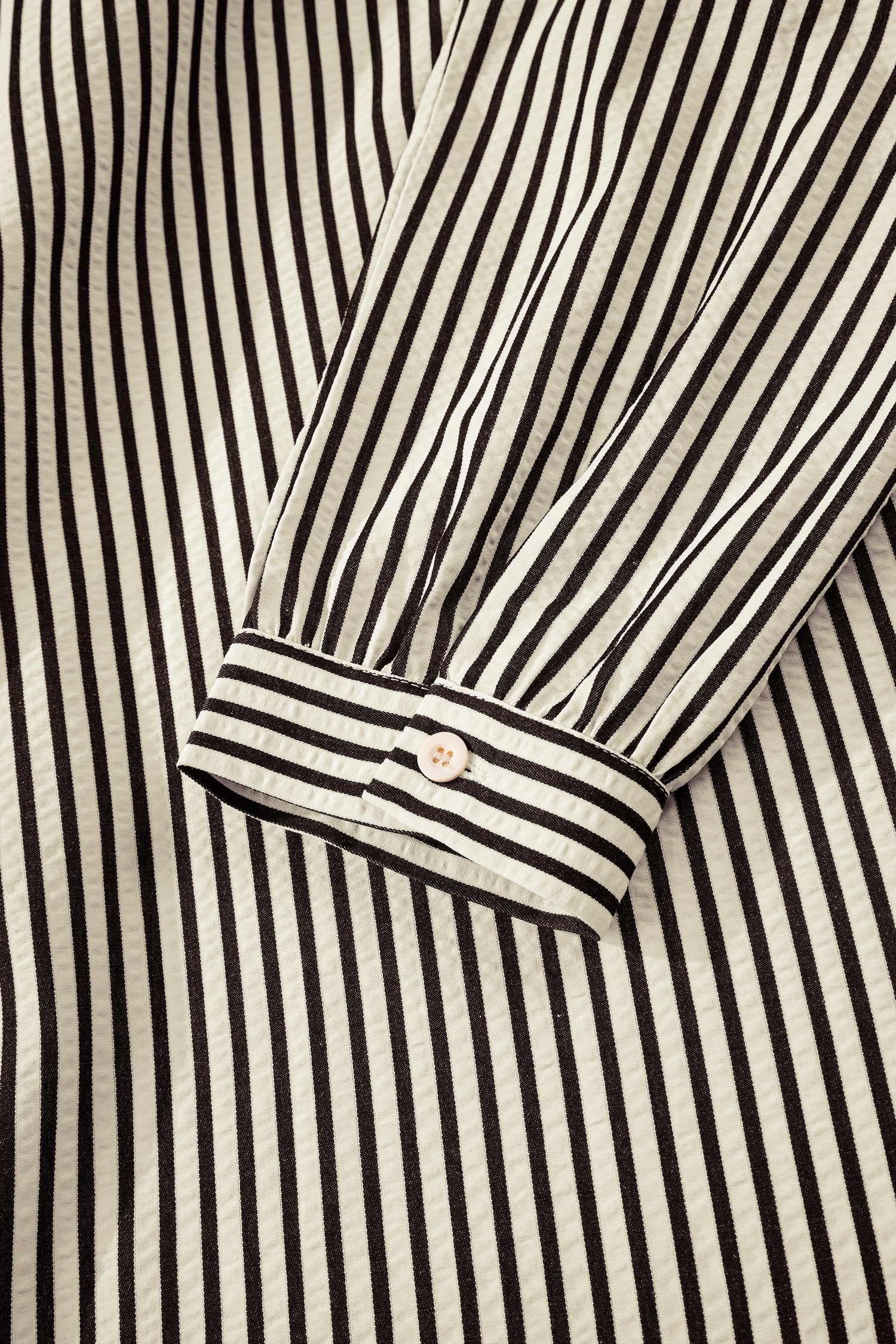 Striped Zip Front Midi Dress