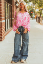 Floral Puff Sleeve Blouse