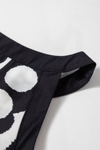 Abstract Dot Floral Print Tank Top