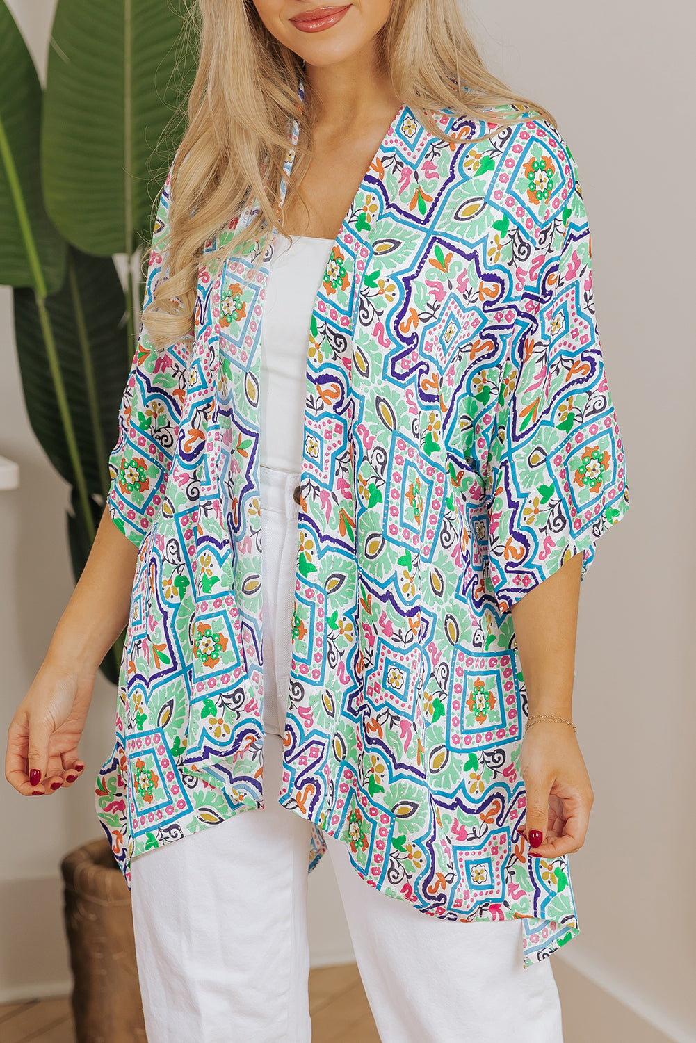 Boho Print Kimono
