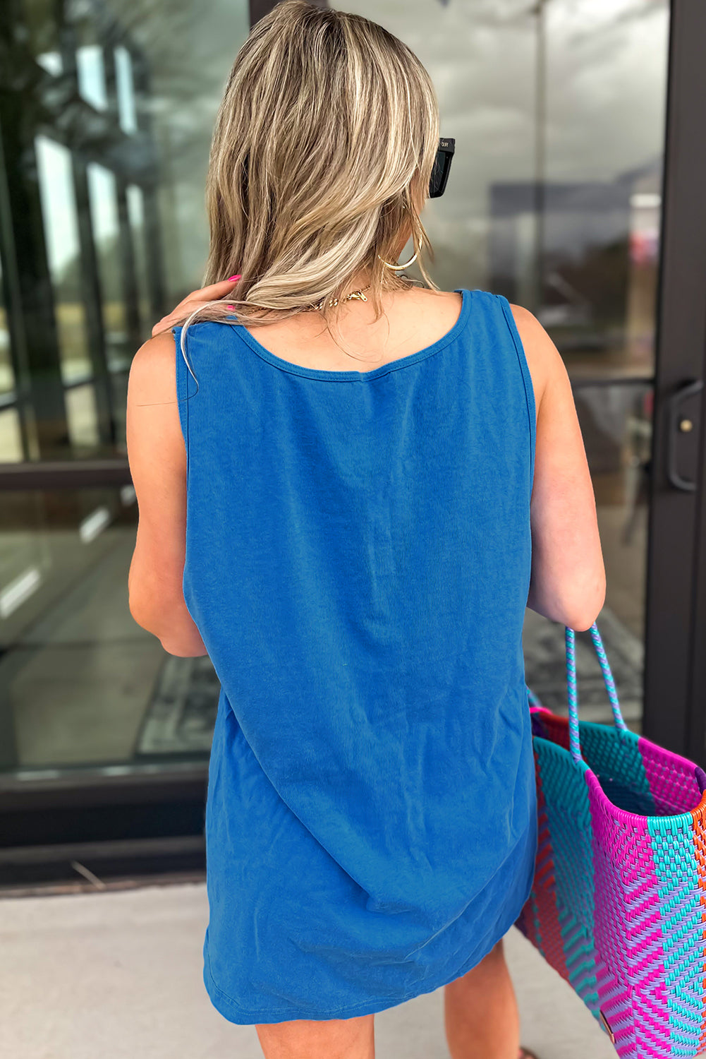 Sun Graphic Print Tank Top