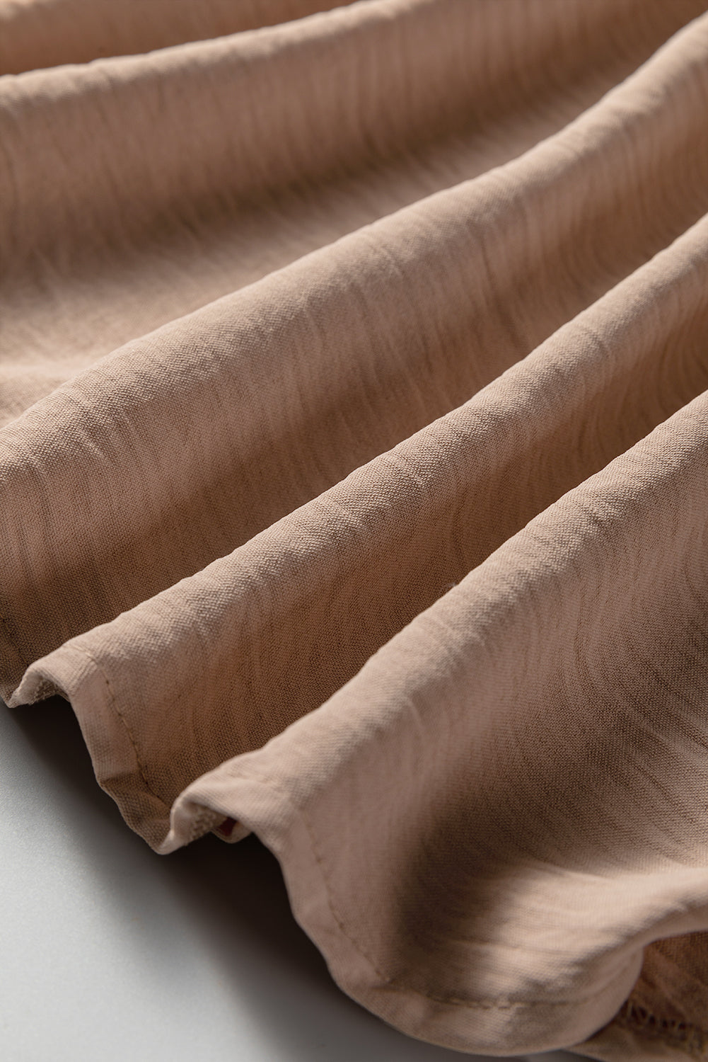 Deep V Neck Smocked Mini Dress