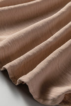 Deep V Neck Smocked Mini Dress