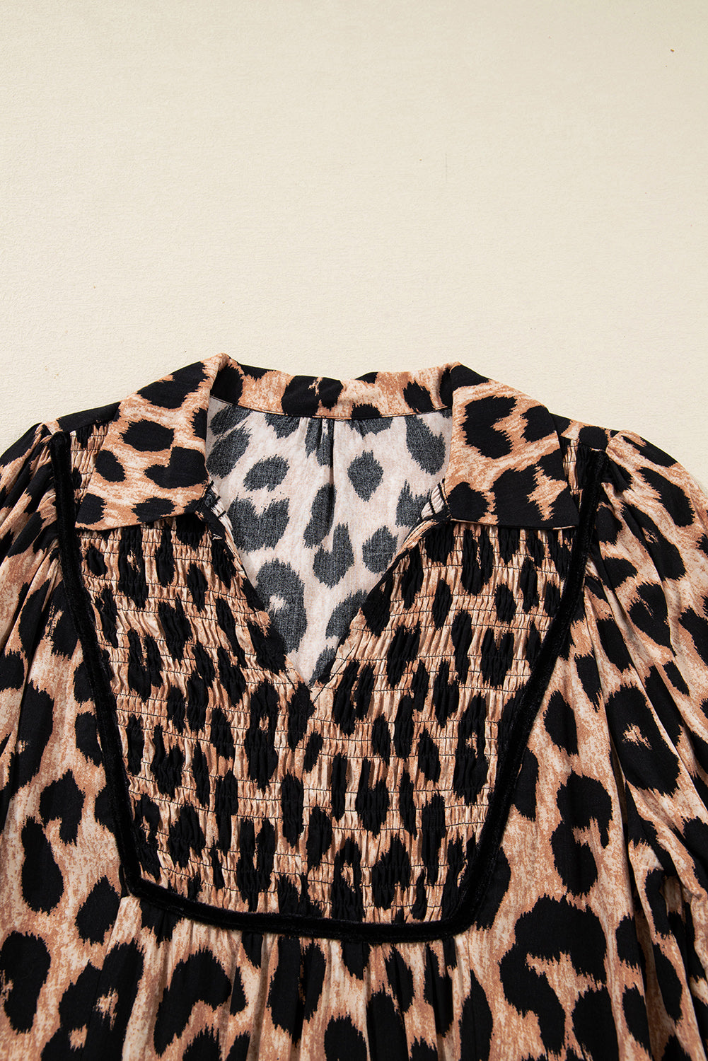 Leopard Print Flowy Midi Dress