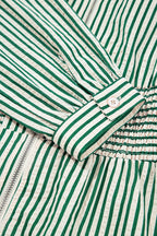 Zip Front High Waist Midi Dress