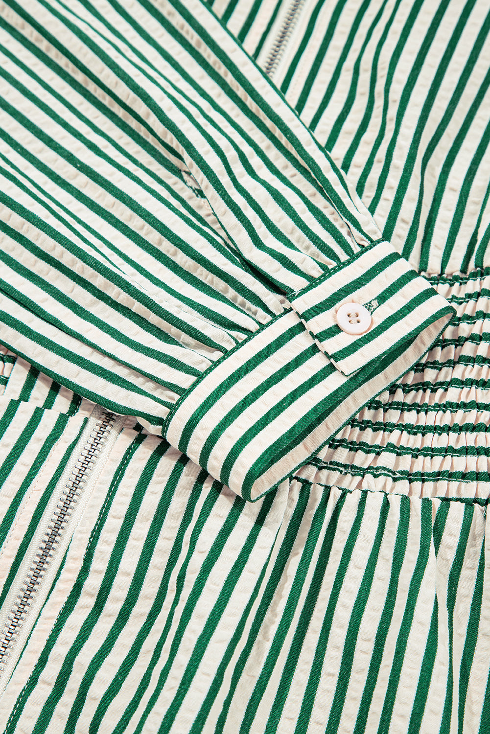 Zip Front High Waist Midi Dress