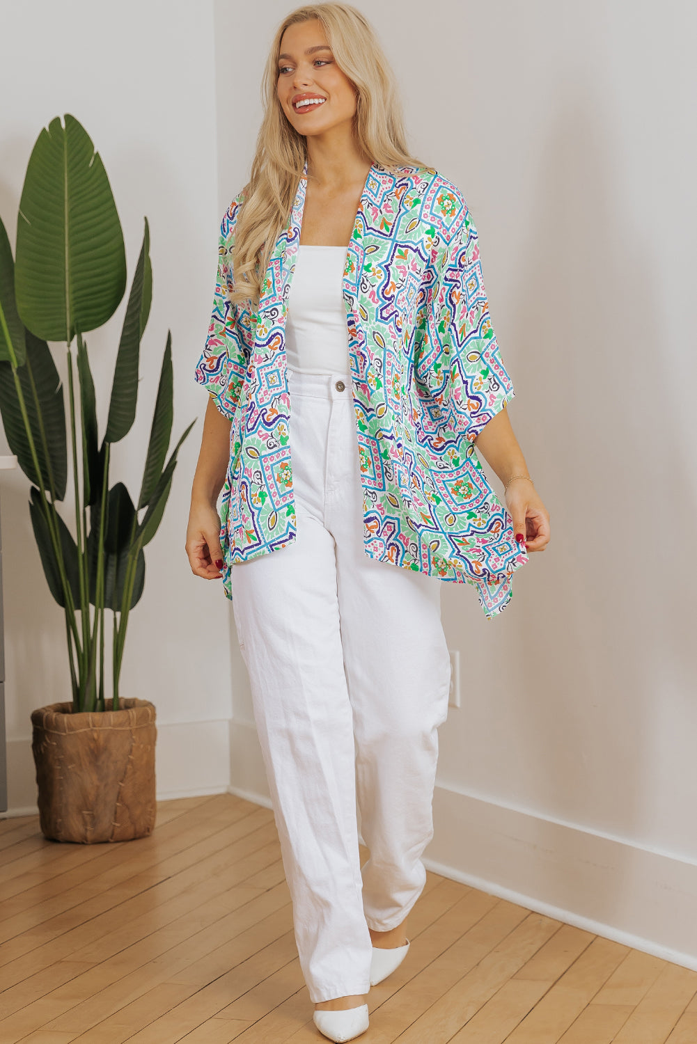 Boho Print Kimono