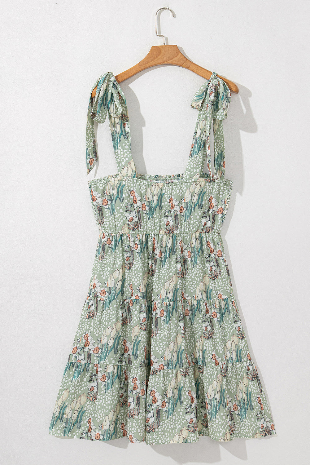 Floral Tiered Ruffle Mini Dress