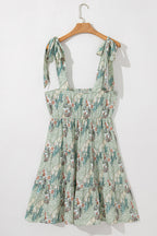 Floral Tiered Ruffle Mini Dress