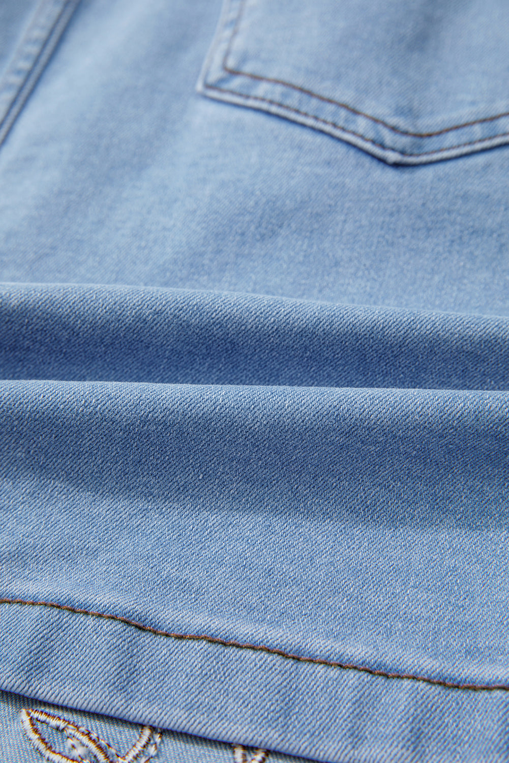 Beau Blue Denim Mini Skirt