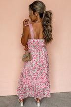 Floral Empire Waist Maxi Dress