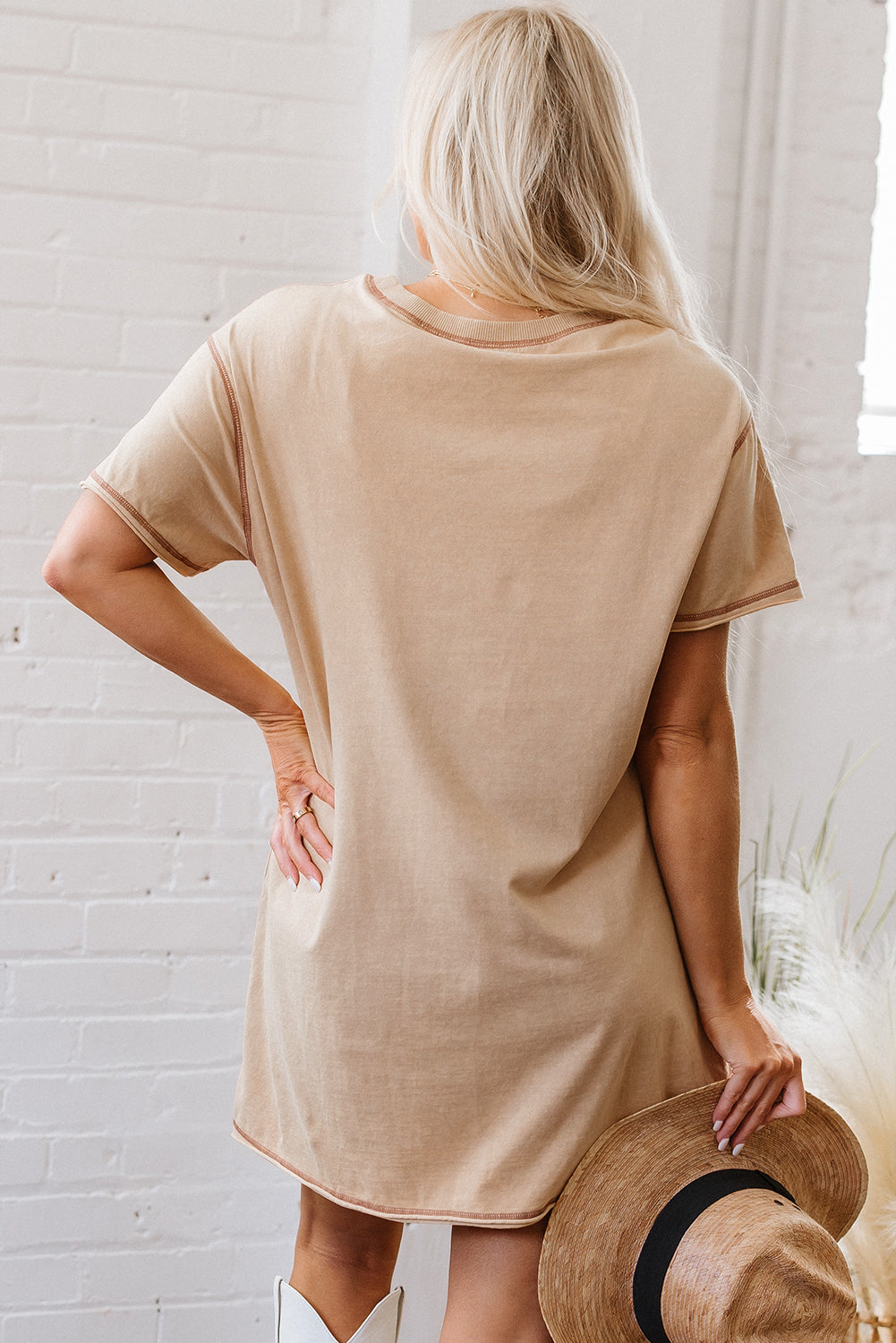 Mineral Wash T Shirt Dress