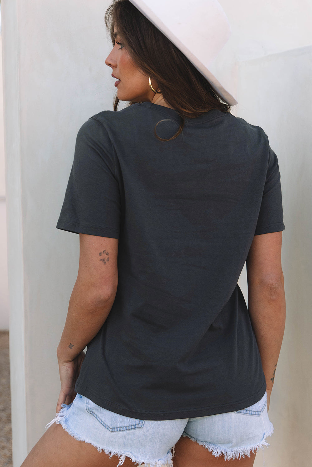 Dark Grey Graphic Tee