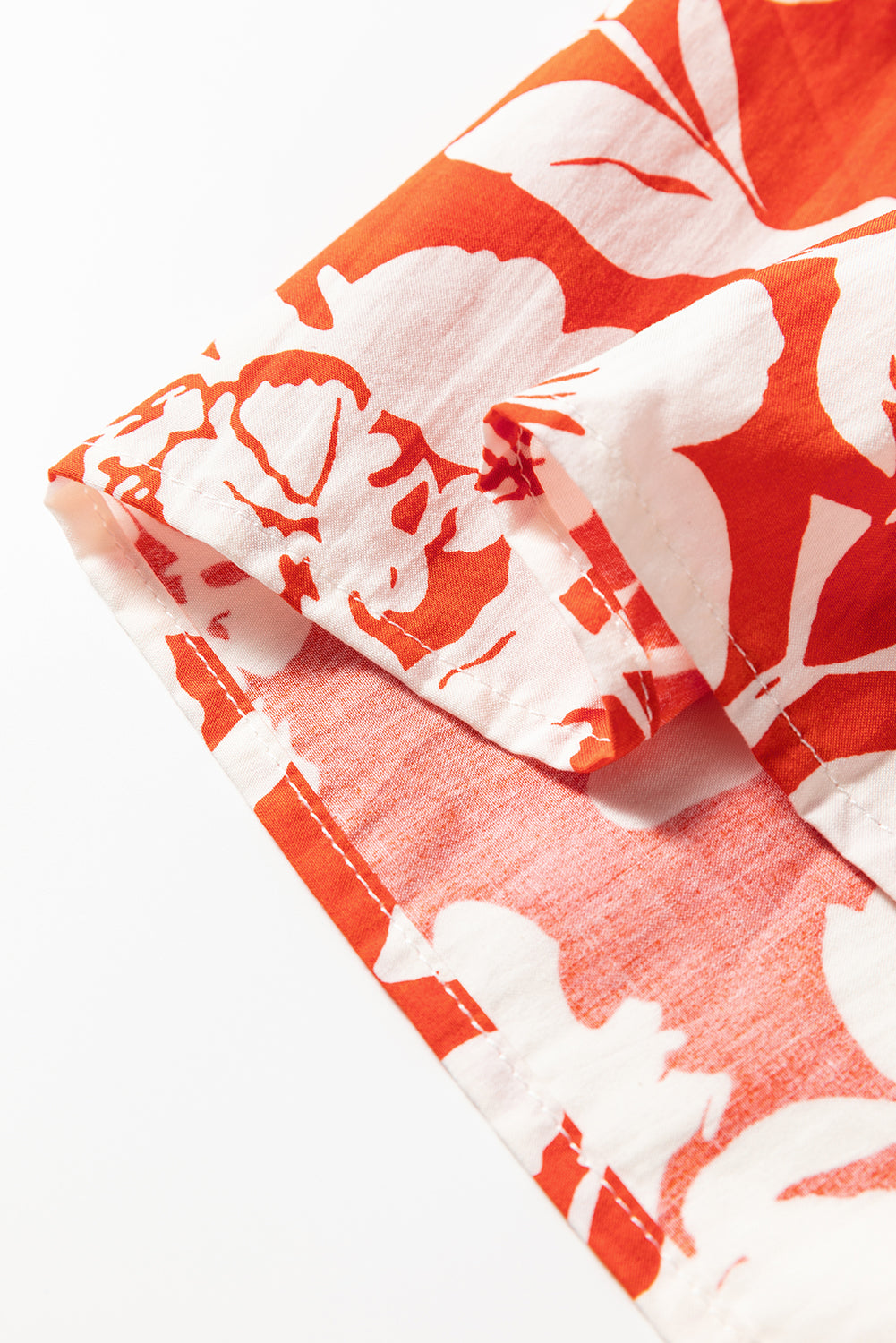 Red High Split Cowgirl Maxi Skirt