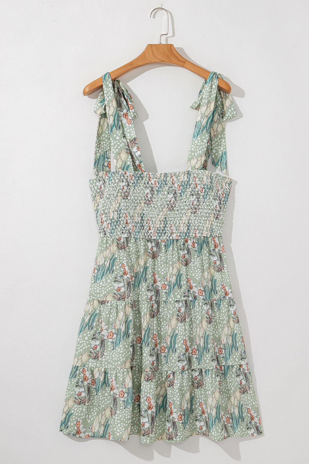 Floral Tiered Ruffle Mini Dress