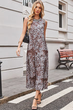 Double Printed Reversible Sleeveless Dress