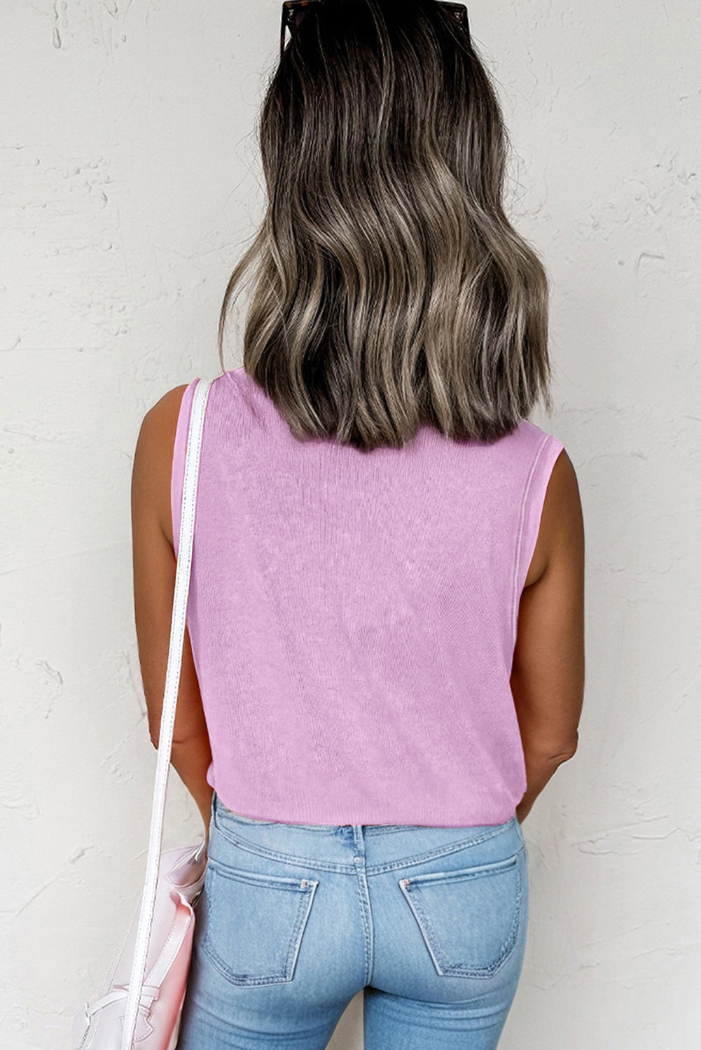 Washed Patched Tank Top