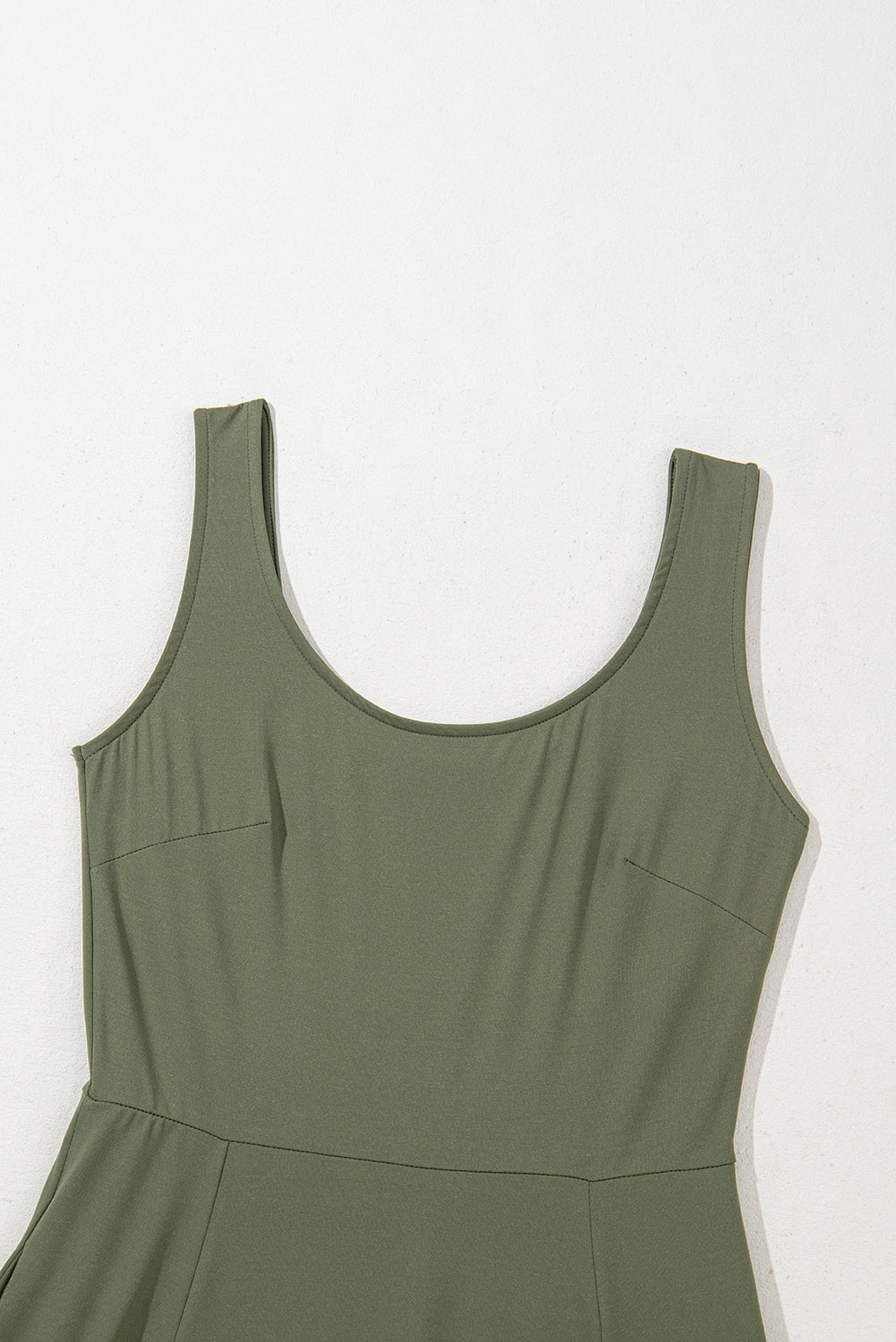 Sleeveless Scoop Neck Midi Dress