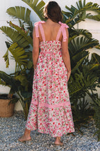 Floral Empire Waist Maxi Dress