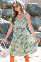 Floral Tiered Ruffle Mini Dress