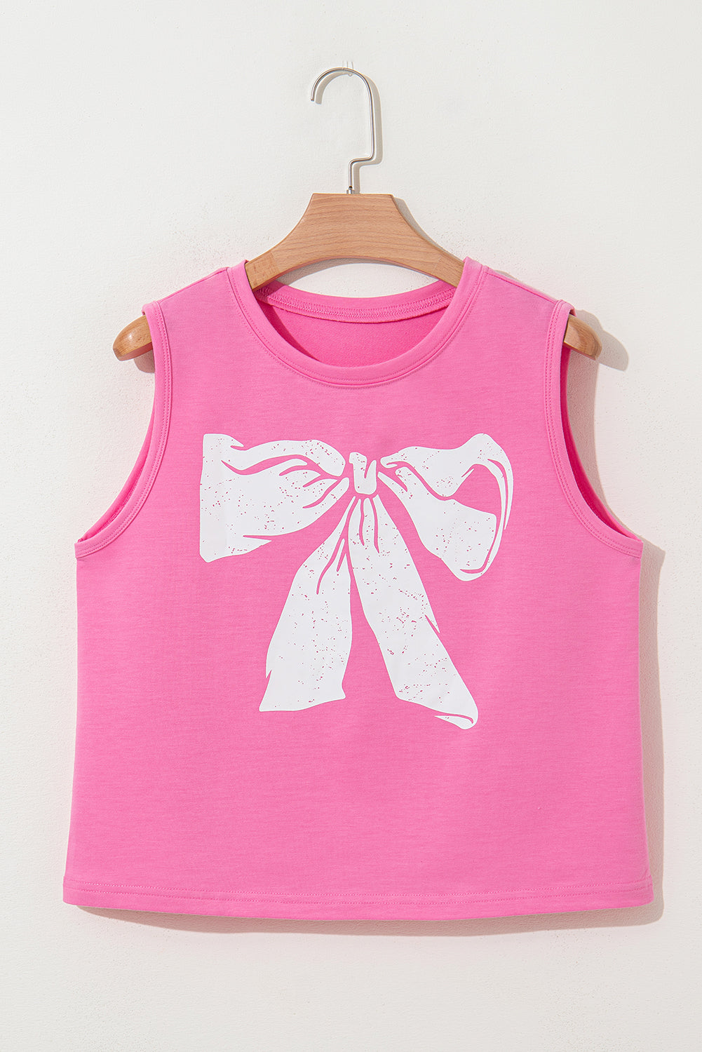Bow Print Boxy Tank Top