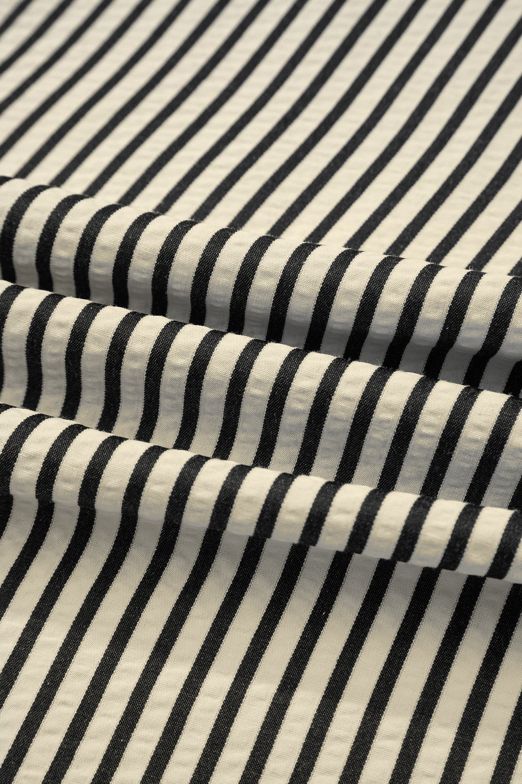 Striped Zip Front Midi Dress