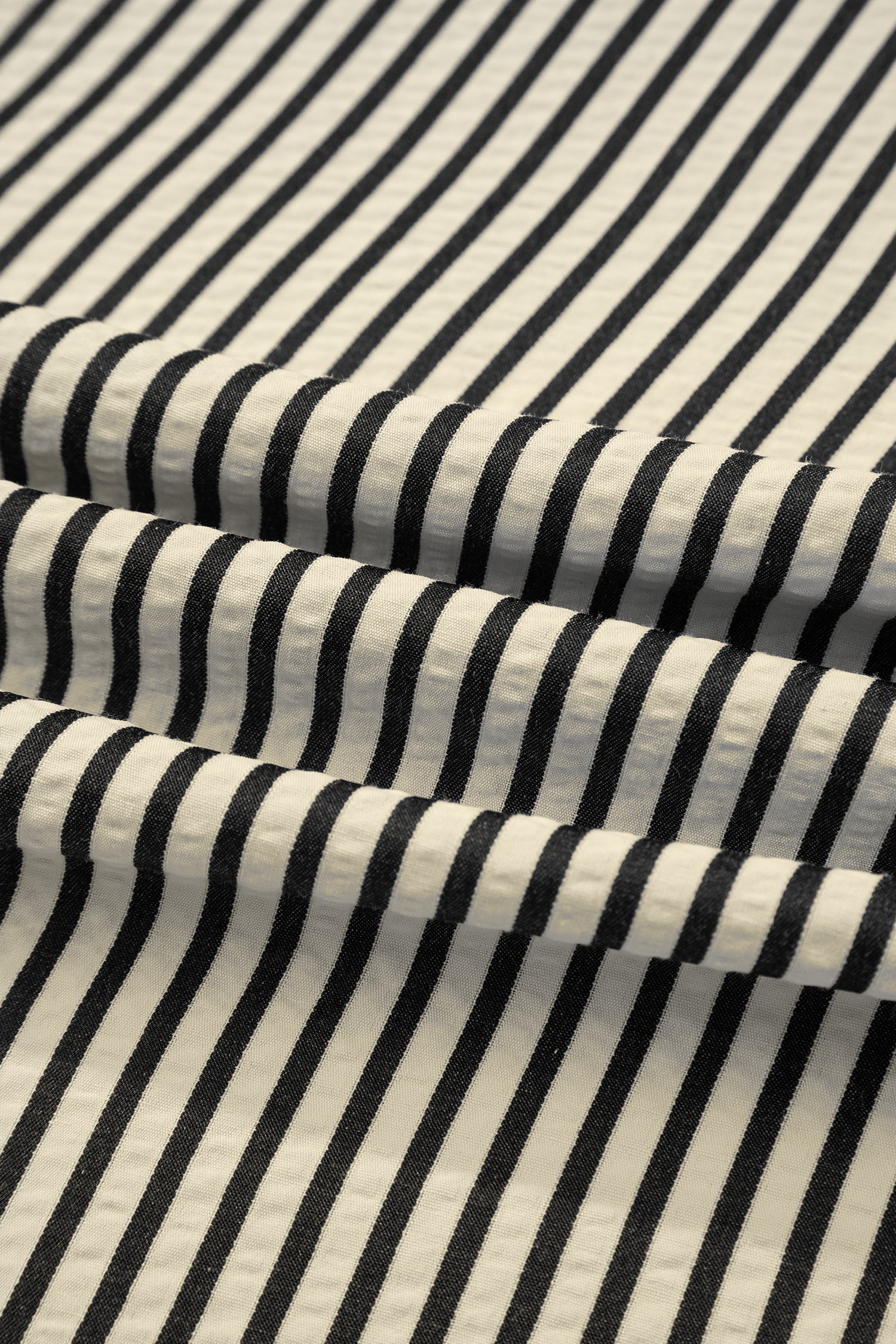 Striped Zip Front Midi Dress