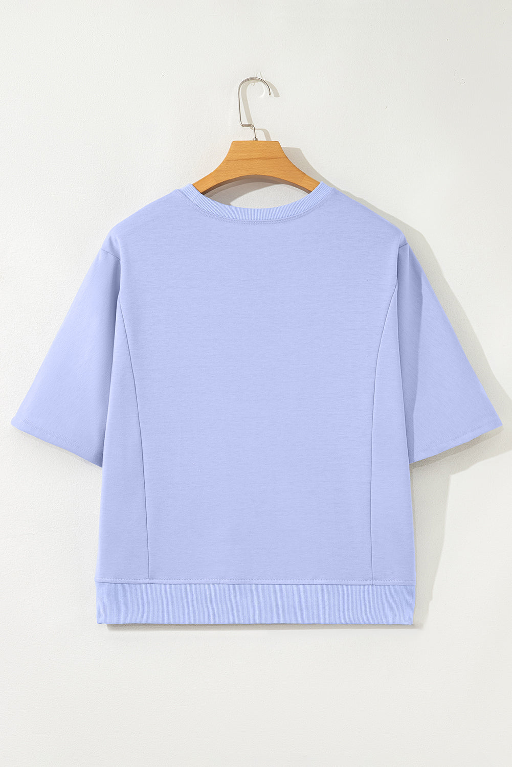 Blue Floral Patched Tunic Top