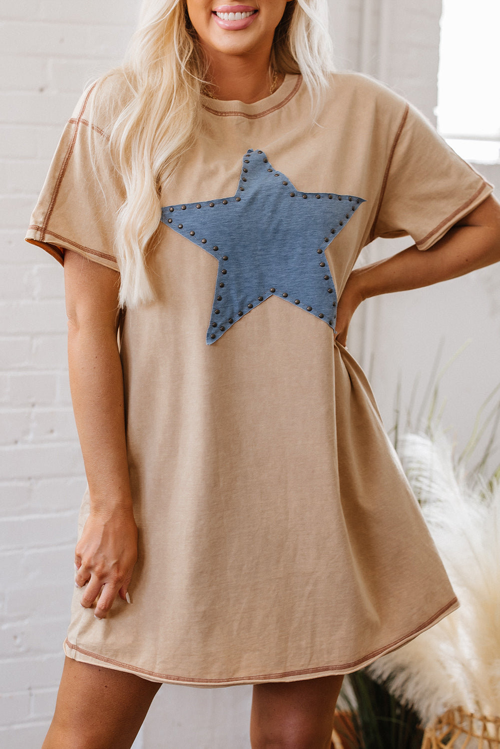 Mineral Wash T Shirt Dress