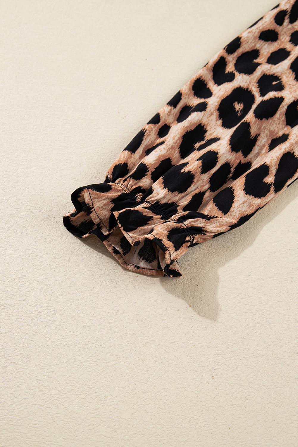 Leopard Print Flowy Midi Dress