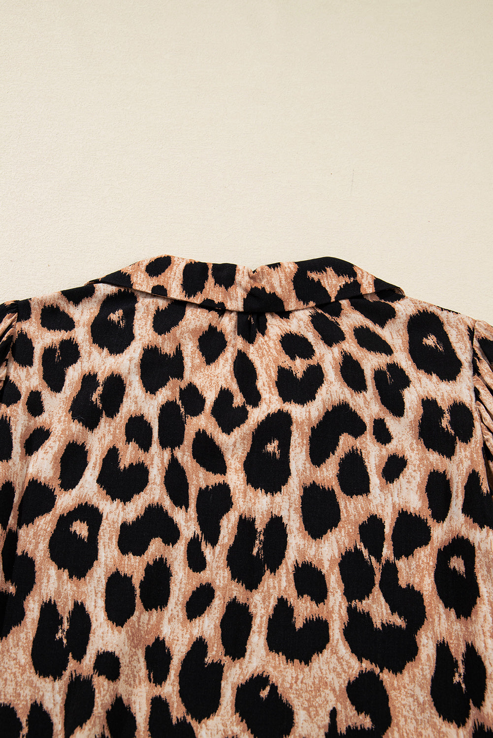 Leopard Print Flowy Midi Dress