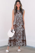Double Printed Reversible Sleeveless Dress