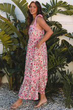 Floral Empire Waist Maxi Dress