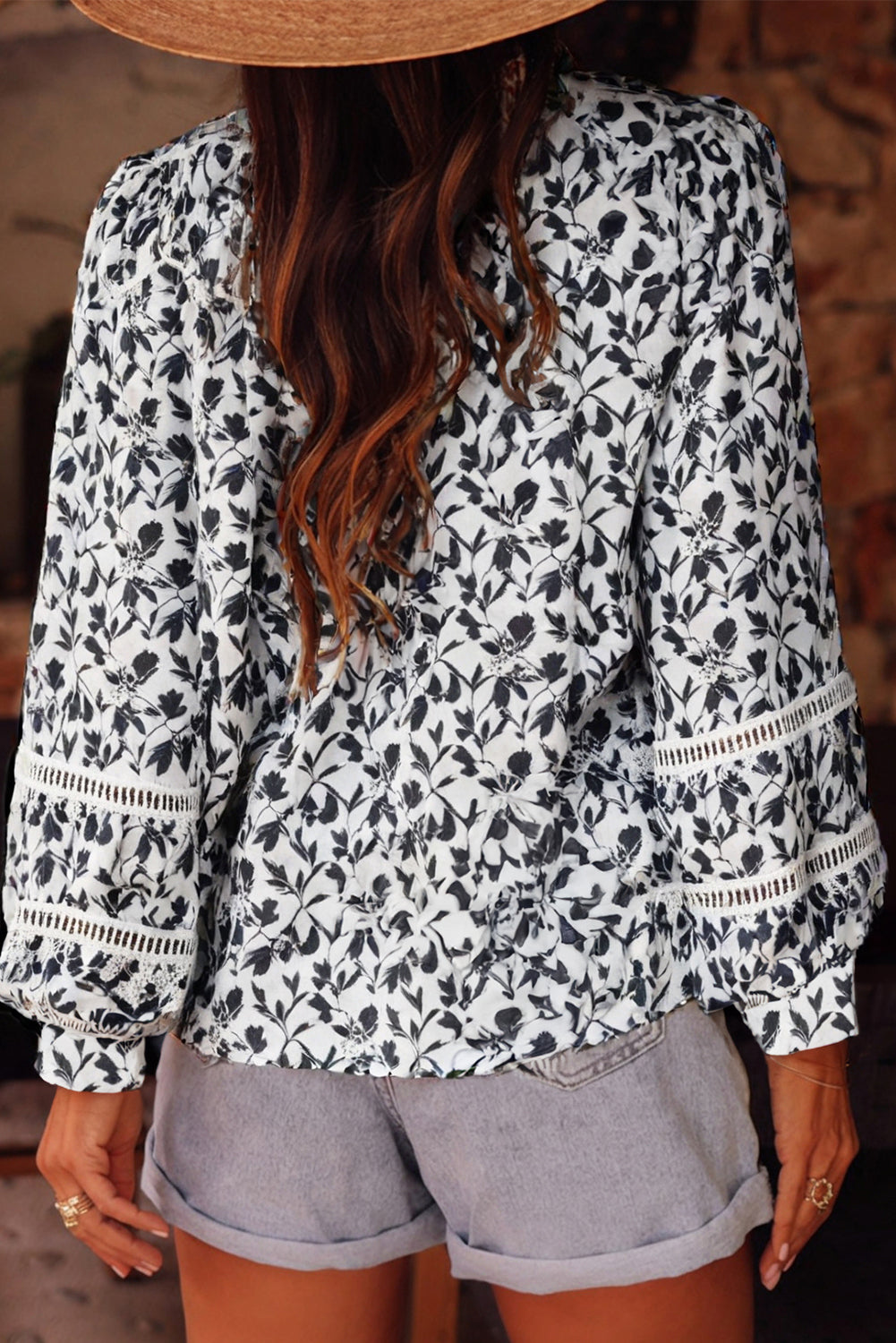 Floral Puff Sleeve Shirt